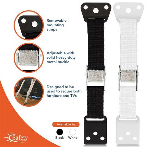 Safety Innovations Heavy Duty TV and Furniture Straps